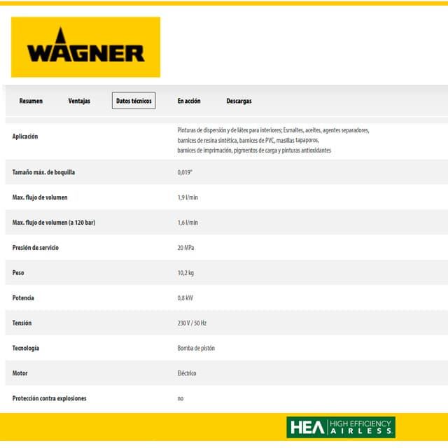 Airless WAGNER PowerPainter 90 Extra Skid Spraypack - Imagen 2