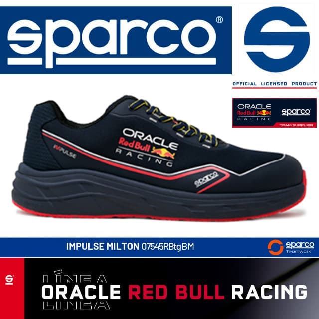 Calzado Seguridad SPARCO Impulse Milton S1PS RedBull - Imagen 1