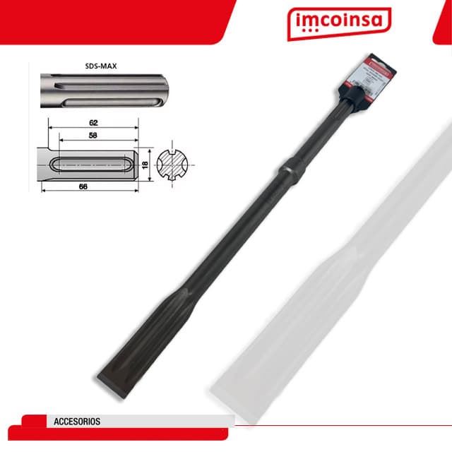 Cincel RTec Sharp-Flat SDS-MAX IMCOINSA 400 - Imagen 1