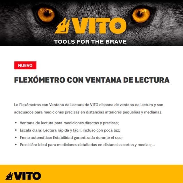 Flexómetro Ventana de Lectura VITO 5M/19MM - Imagen 3