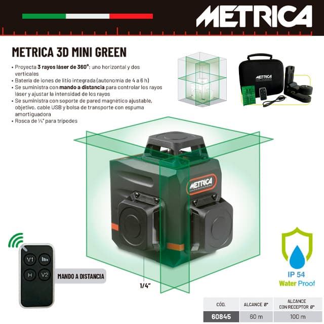 Láser METRICA 3D Mini Green - Imagen 1