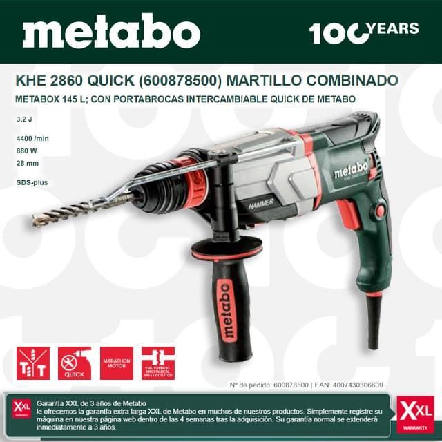 Martillo Combinado METABO KHE 2860 Quick - Imagen 1