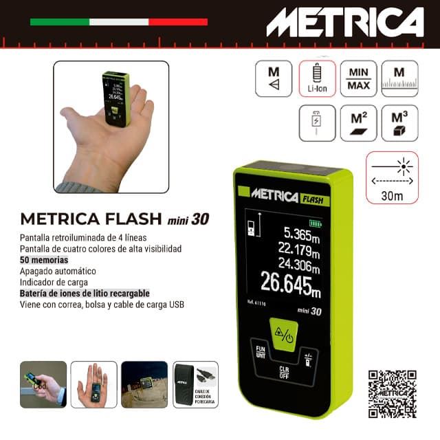 Medidor Láser METRICA Flash Mini 30 - Imagen 1