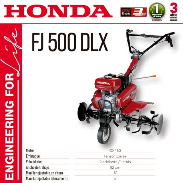 Motoazada huerto mediano Honda FJ 500 DLX