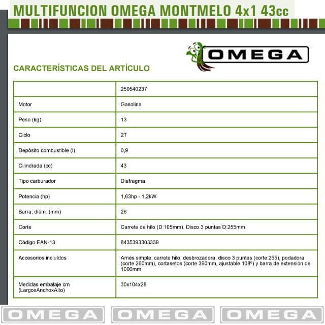 Multifunción OMEGA 43 Montmeló 4X1 - Imagen 2