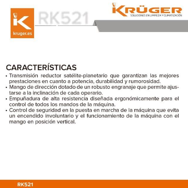 Rotativa KRÜGER RK521 220V 430-17" + Acc - Imagen 3