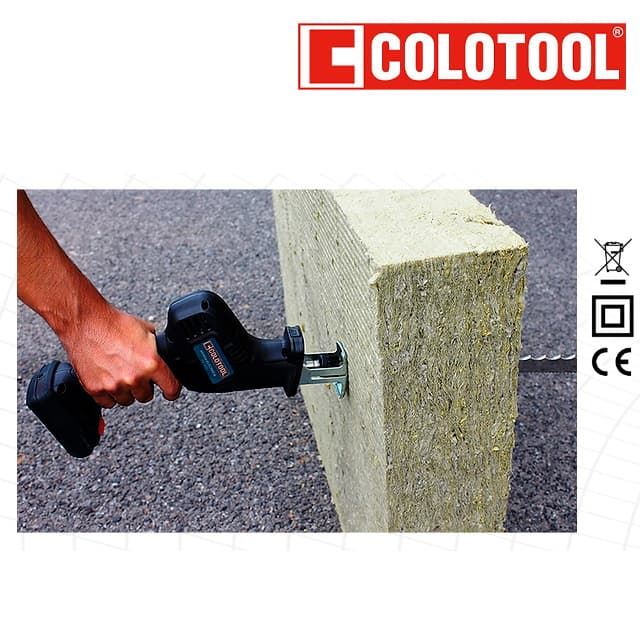 Sierra a Batería para Corte de Aislamientos Minerales COLOTOOL 14.4V Li-ion 1.5Ah - Imagen 1