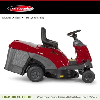 Tractor Cortacésped Rider CASTELGARDEN XF 135 HD - Imagen 2