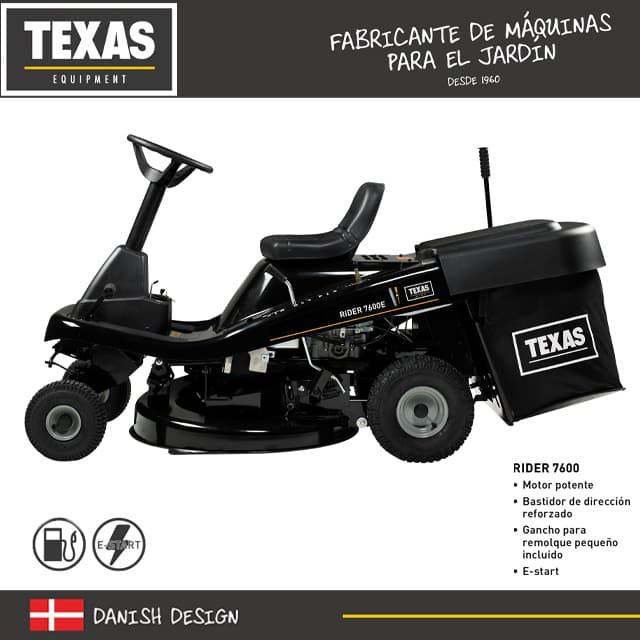 Tractor Cortacésped TEXAS Rider 7600E 3IN1 - Imagen 3